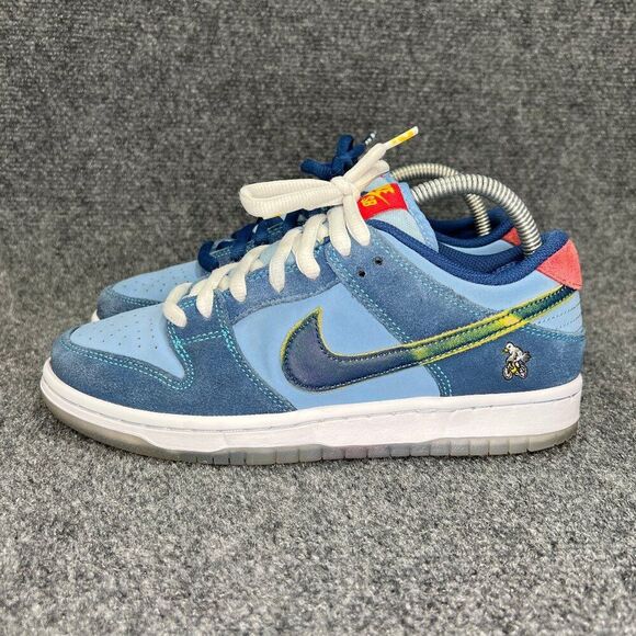 Nike SB Dunk Low Why So Sad? Shoes Men's 6‎ Blue Athletic Retro Skate Sneakers - Picture 5 of 15